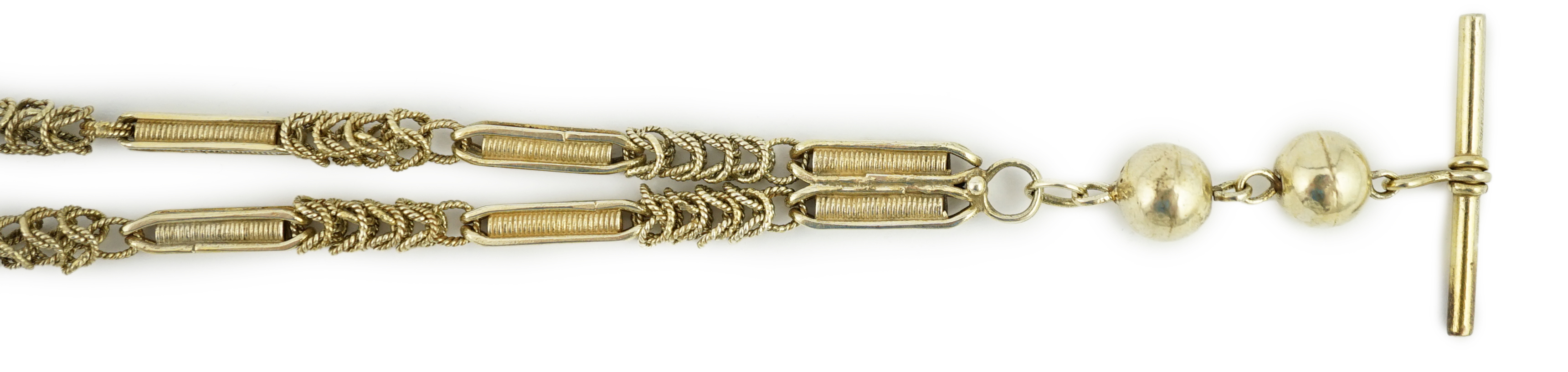 A 19th century continental gold albert